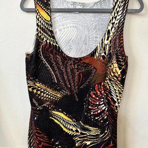 ALBERTO MAKALI BEADED SWEATER